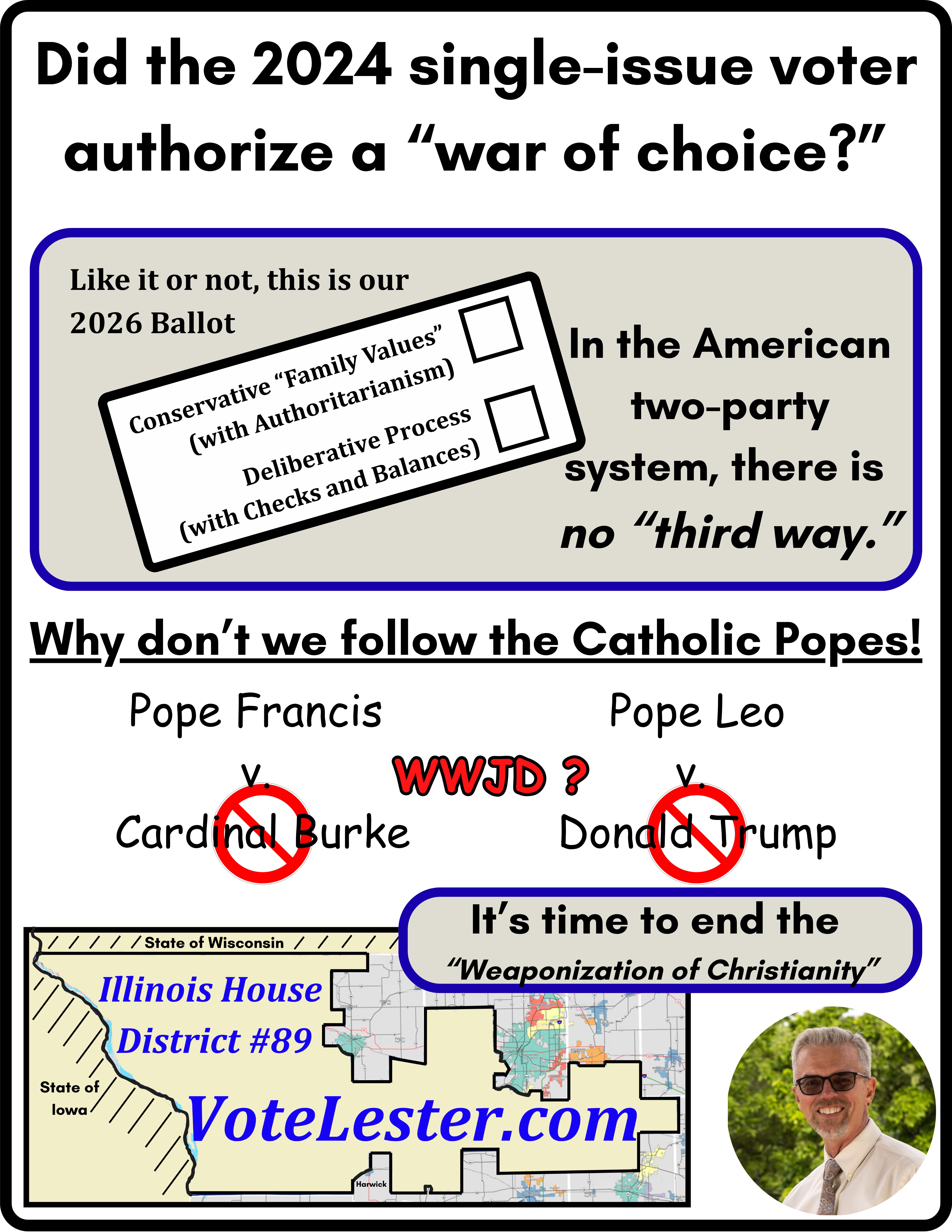 No Third Way — Did the 2024 single-issue voter authorize a war of choice?